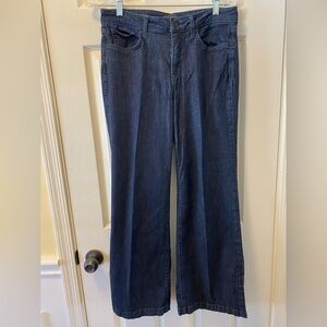 NYDJ Lift Tuck Wide leg denim jeans, EUC 6